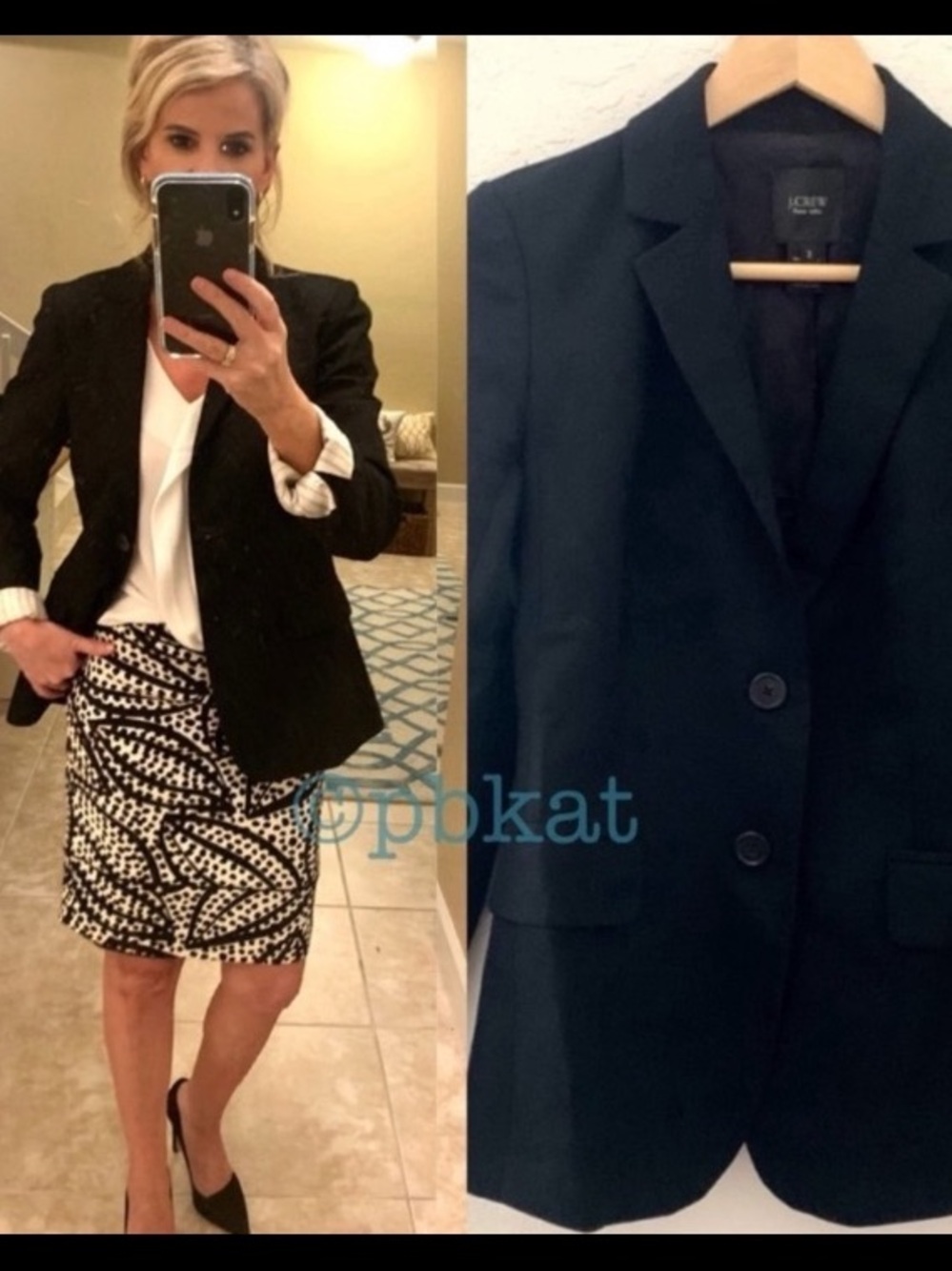 J.Crew Black Wool Super 120s Blazer - Picture 4 of 13